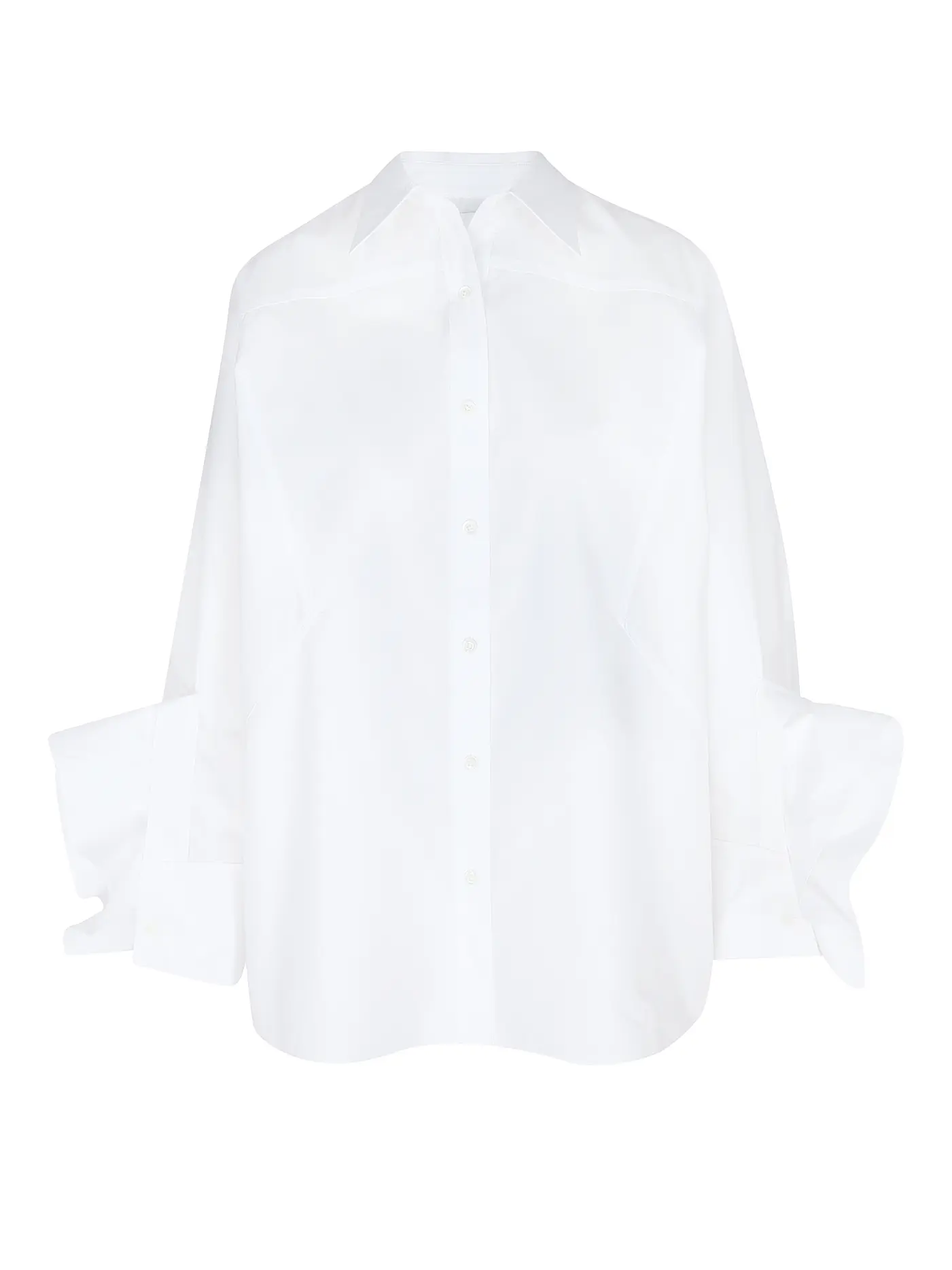 PHILLIP LIM | Hemdbluse Oversized Fit | weiss